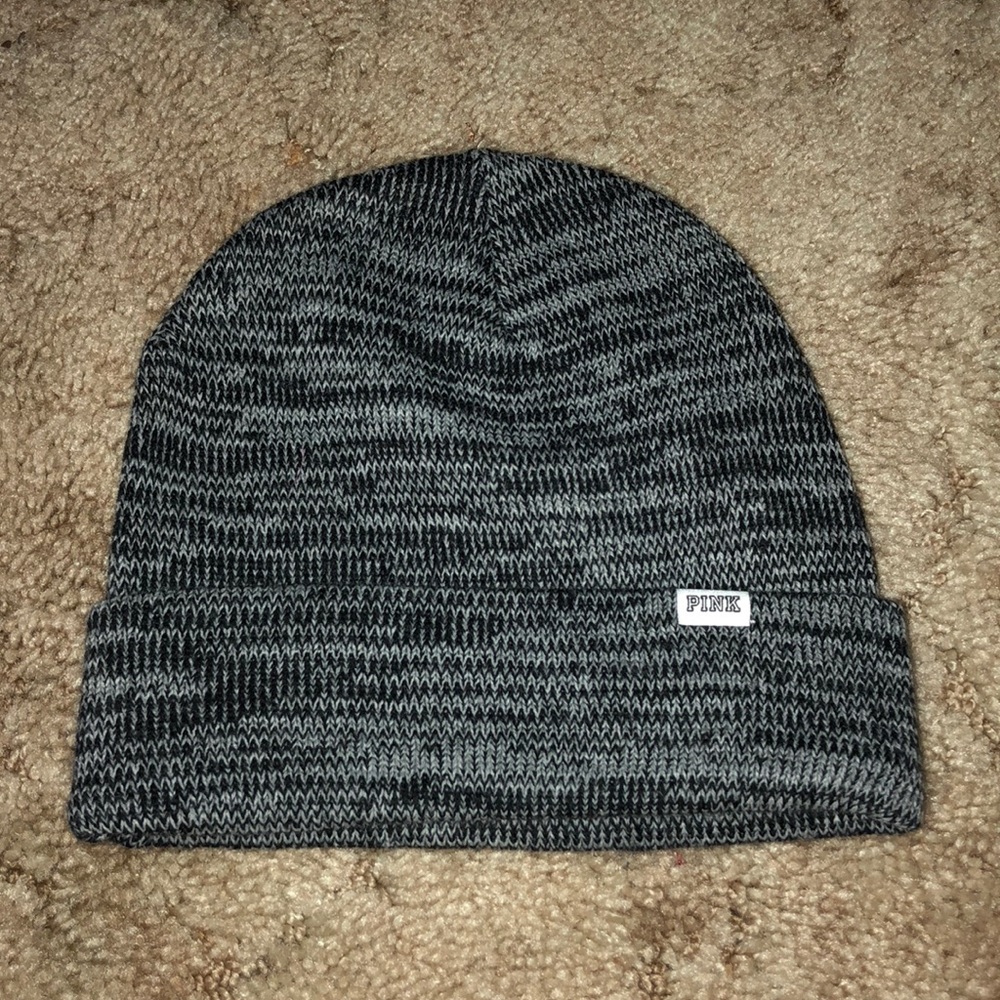 gray beanie from Pink